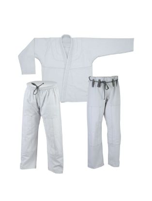 Picture of BJJ UNIFORM PEARL WEAVE MEDIUM WEIGHT WHITE
