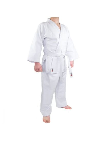 Picture of JUDO UNIFORM SINGLE WEAVE BLACK