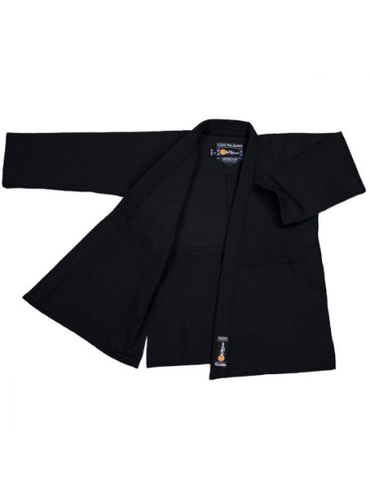 Picture of JUDO UNIFORM DOUBLE WEAVES NEW IJF SPECS BLACK