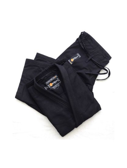 Picture of JUDO UNIFORM DOUBLE WEAVES NEW IJF SPECS BLACK