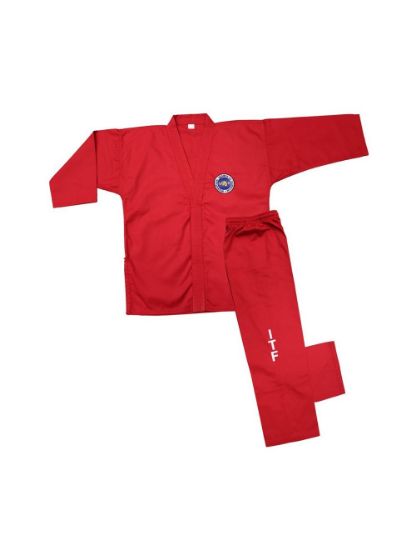 Picture of ITF TAEKWONDO UNIFORMS 7.5OZ RED