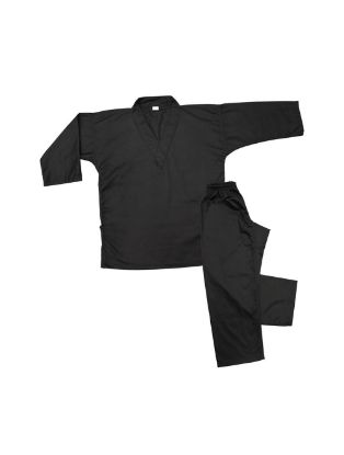 Picture of DEMO V-NECK UNIFORM 7.5OZ BLACK