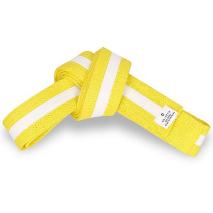 Picture of YELLOW BELT WITH COLOR STRIPE