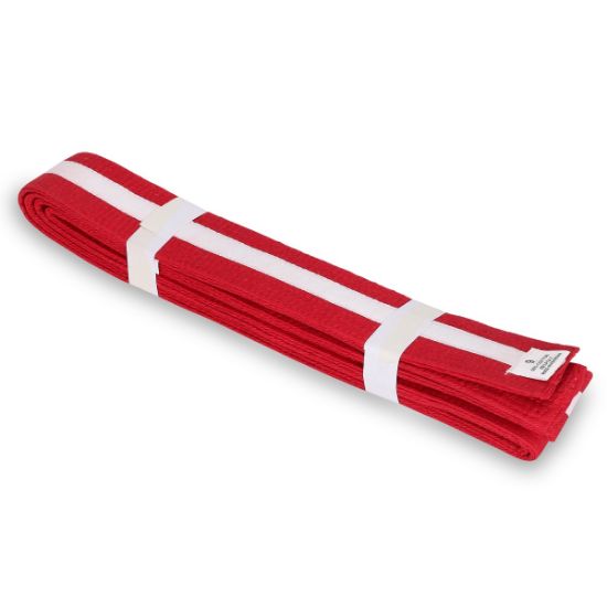 Picture of RED BELT WITH COLORS STRIPE