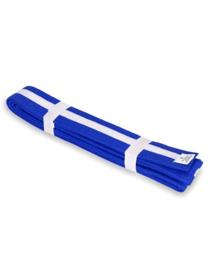 Picture of BLUE BELT WITH COLORS STRIPES