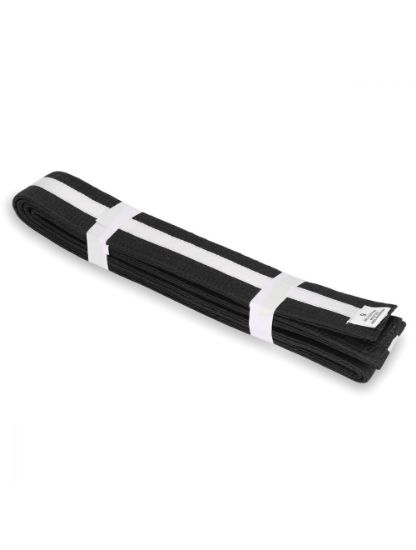 Picture of BLACK BELT WITH COLORS STRIPES
