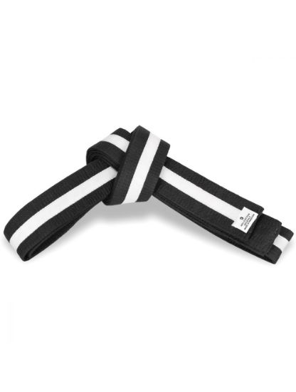 Picture of BLACK BELT WITH COLORS STRIPES