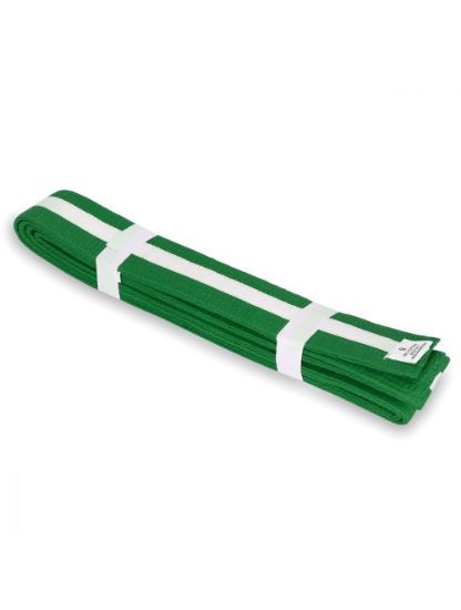 Picture of GREEN BELT WITH COLORS STRIPES